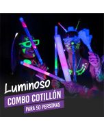 COMBO COTILLON LUMINOSO PARA 50 PERSONAS