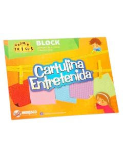 BLOCK DE CARTULINA ENTRETENIDA X 20 UNI.