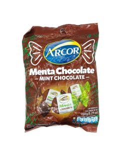 CARAMELO ARCOR MENTA CON CHOCOLATE X 150 GR.